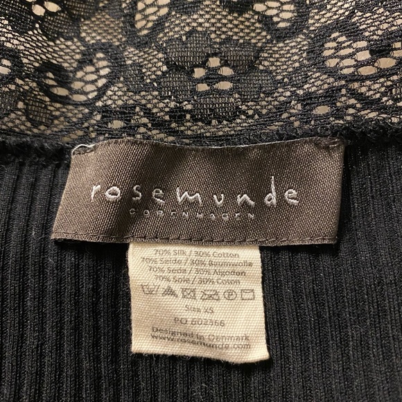 Cropped Vest with Lace, Silk Cotton, XS - Picture 3 of 9